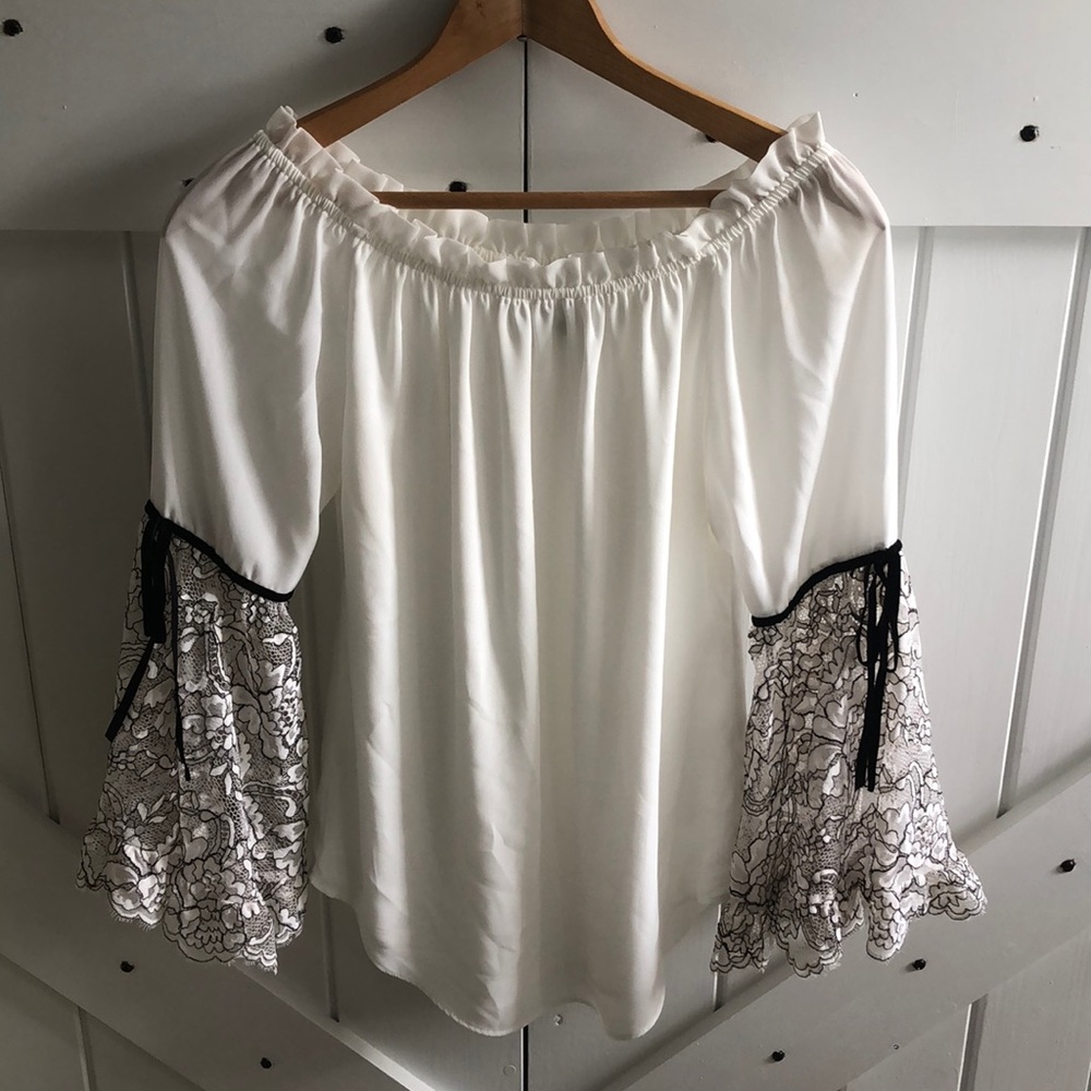 WHBM Lace Blouse